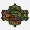 Curry & Ride Holographic Sticker