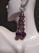 Image of PURPLE PRECIOSA CRYSTAL EARRINGS