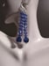Image of BLUE CRYSTAL EARRINGS WITH PRECIOSA BEADS 
