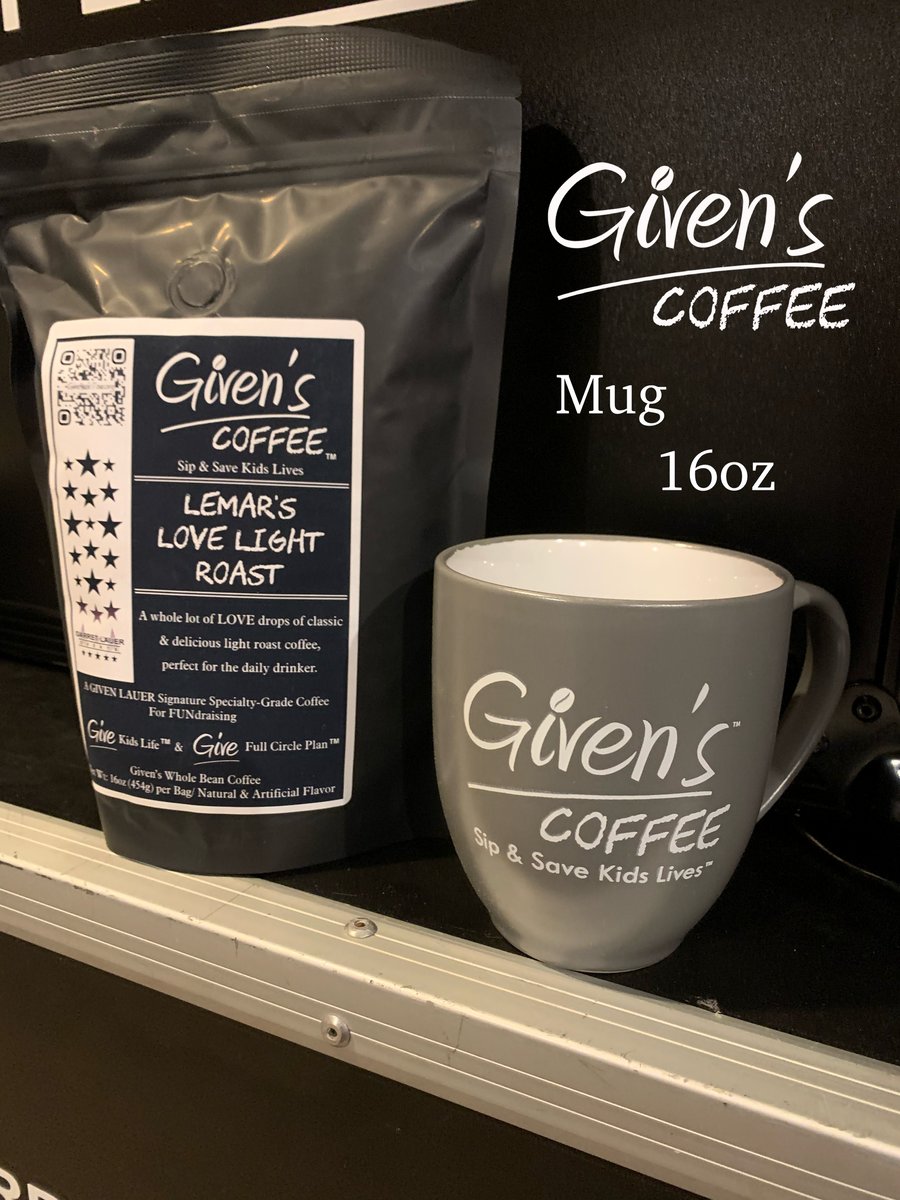 Mugs of GIVEN'S COFFEE™, Sip & Save Kids Lives™