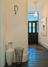 Image 5 of Italian Umbrella Stand with Brass Tray, 1950s