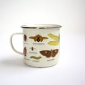Insects Print Enamel Tin Mug - Ecologie Collection