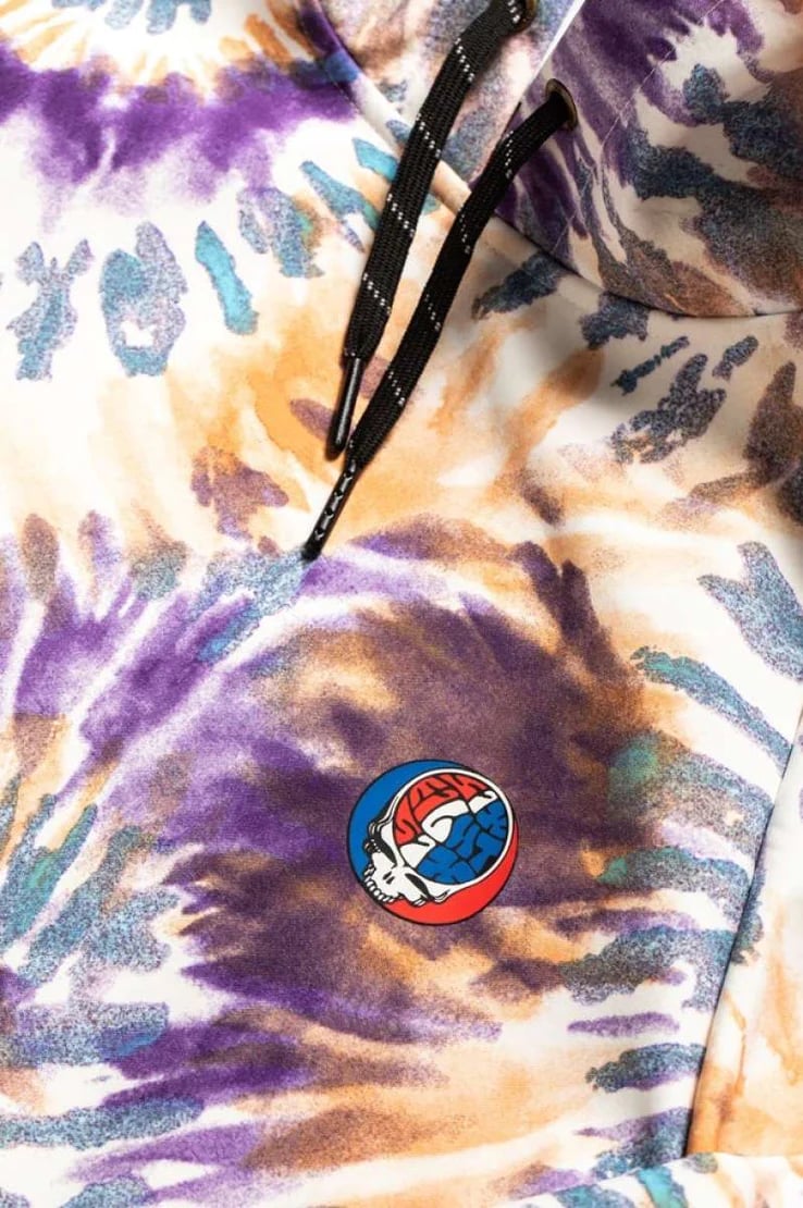 686 X GRATEFUL DEAD WATERPROOF HOODIE XXL