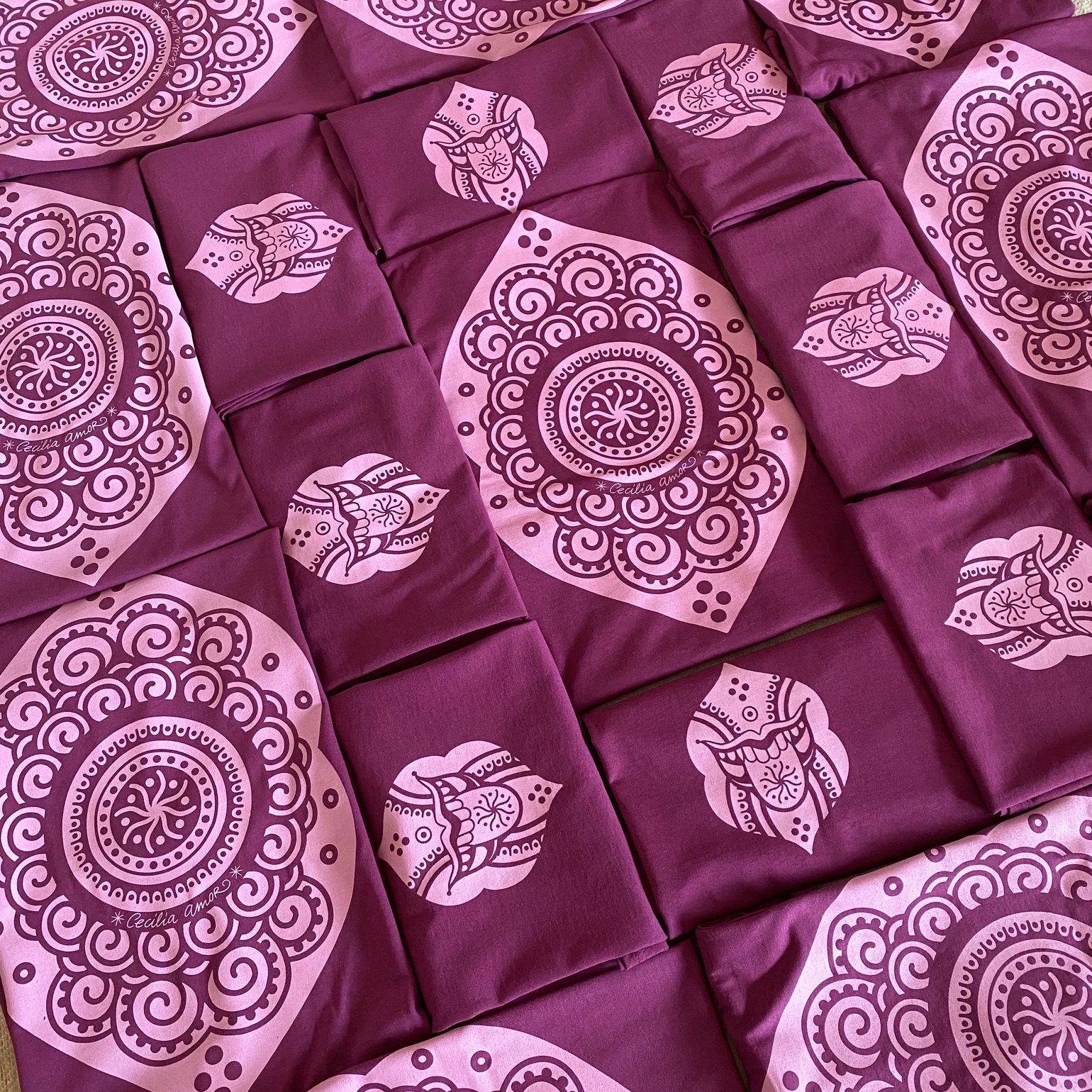 Image of Camiseta manga corta Burgundy