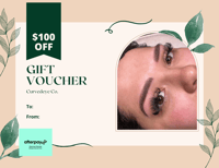 $100 OFF Gift Certificate 