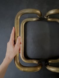 Image 1 of Set of Large Cranked Pull Handles