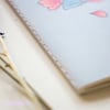 blade & cherry blossoms notebook