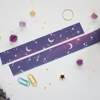 Image 2 of galaxy foil washi tape v2