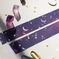 Image 1 of galaxy foil washi tape v2