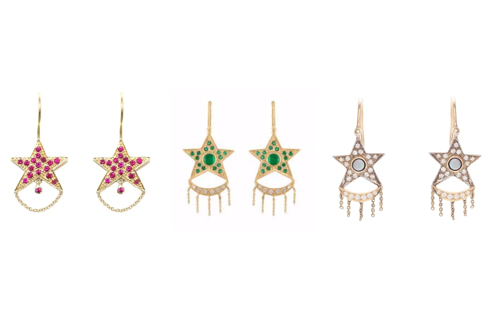 Image of Unhada Star Earrings