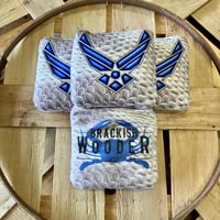 Image 1 of Air Force Wings - White/Blue & Blk/White (set of 8)