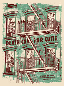 Image of Death Cab For Cutie 2022 Main Show Print