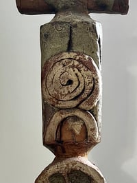 Image 4 of Early Ceramic Totem Lamp by Bernard Rooke, 1960s