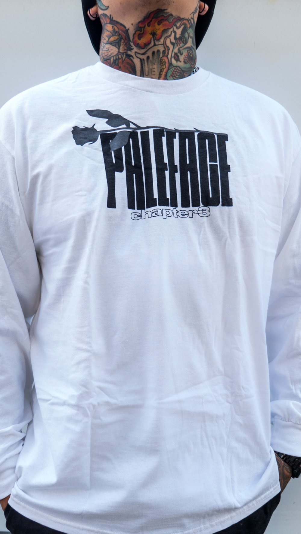 Image of PALEFACE White Chapter 3 - Longsleeve 