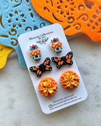 Dia de los muertos studs