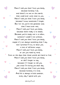 Image 2 of Have I told you that I love you lately 