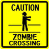 Zombie Crossing Sign