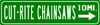 Cut-Rite Chain Saws Street Sign