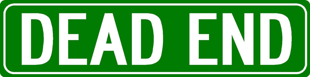 Dead End – Western Safety Sign