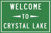Welcome to Crystal Lake Sign