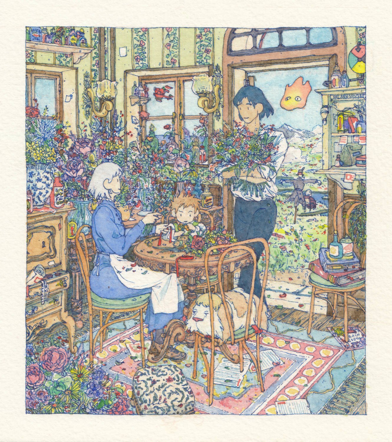 Pendragons' Flower Shop // print