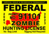 Zombie Hunting Permit Sticker