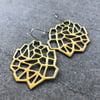 Yellow Enameled Earrigns