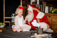 Image 3 of Vintage Kitchen Baking With Santa in Studio