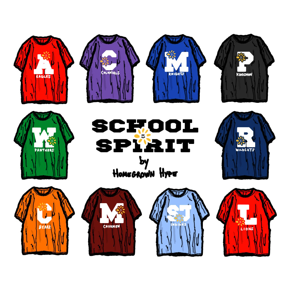elementary school spirit shirts