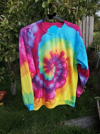 Image 2 of Rainbow sweater ~ stripes or spiral