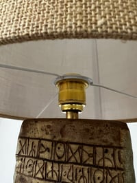 Image 5 of Bernard Rooke Studio Ceramic TOTEM Lamps