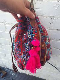 Image 5 of Slouch bag embellished afghan charms
