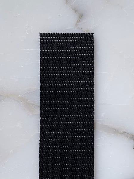 Image of Gjord nylon - 3,5 og 4 cm - Sort