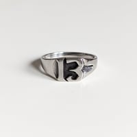Image 1 of Steel 13 Ring