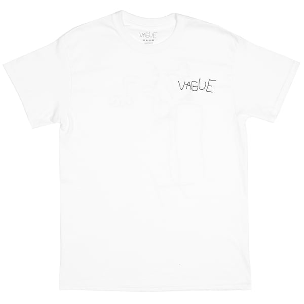 Image of Vague x James Jarvis x Chewy Cannon - White T-Shirt