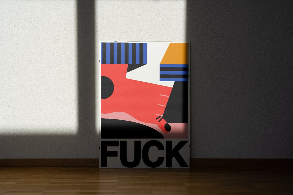 Image of FUCK #002 Poster by Marco Oggian
