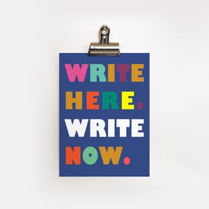 Write Here Write Now PRINT