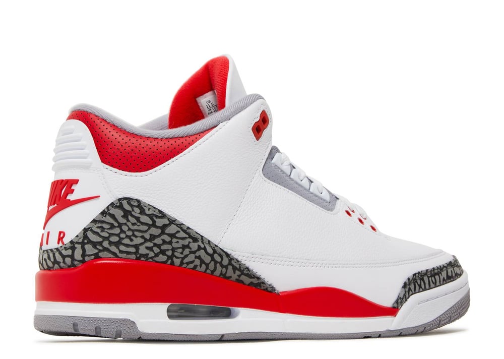 AIR JORDAN 3 RETRO 'FIRE RED' 2022