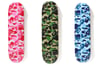 A BATHING APE BAPE  ABC CAMO DECKS SET OF (3)