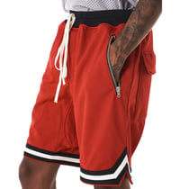 Image 1 of FEAR OF GOD MESH DROP CROTCH SHORTS FIFTH COLLECTION 'RED'