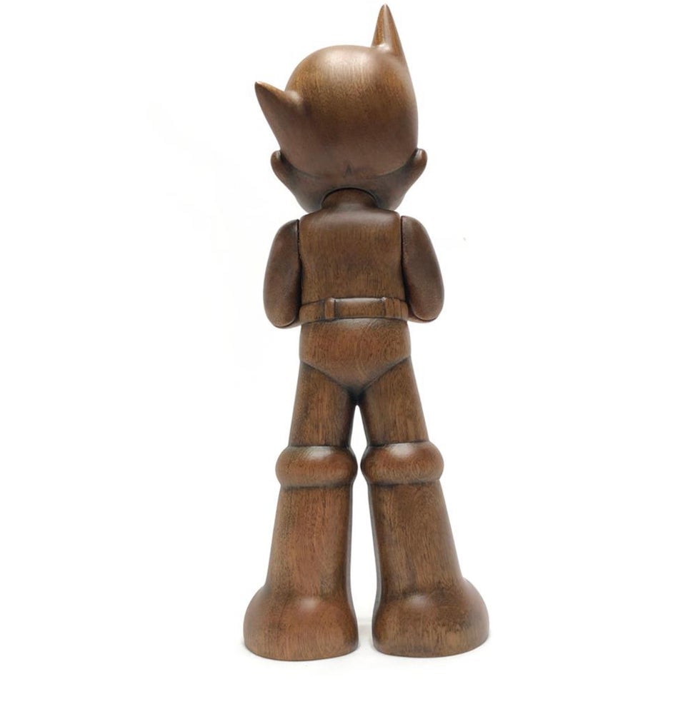 Astro Boy Greeting TOYQUBE Wooden Version