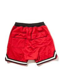 Image 3 of FEAR OF GOD MESH DROP CROTCH SHORTS FIFTH COLLECTION 'RED'