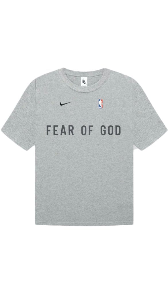 NIKE X FEAR OF GOD WARM UP T-SHIRT ‘HEATHER GREY’