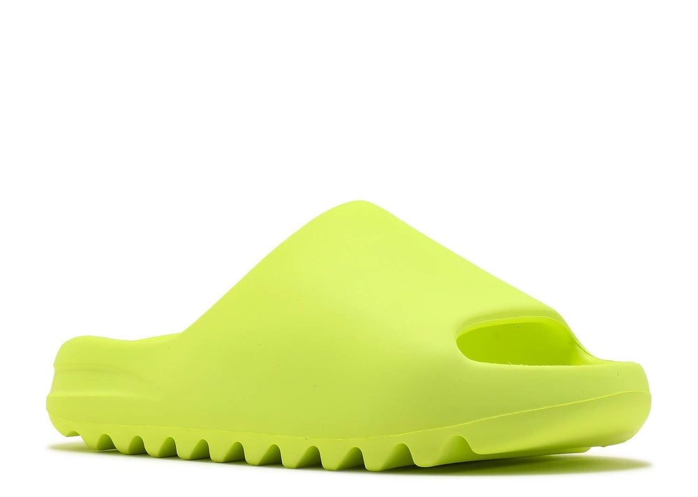 ADIDAS YEEZY SLIDES 'GLOW GREEN'