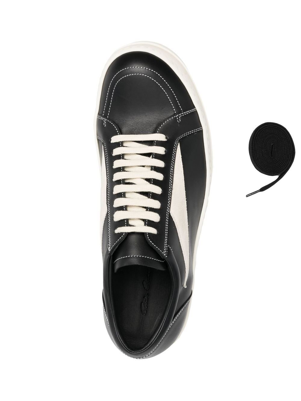 RICK OWENS STROBE VINTAGE ‘BLACK’ LEATHER FW22
