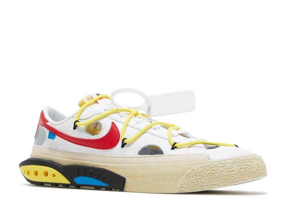 NIKE OFF-WHITE X BLAZER LOW 'WHITE UNIVERSITY RED'