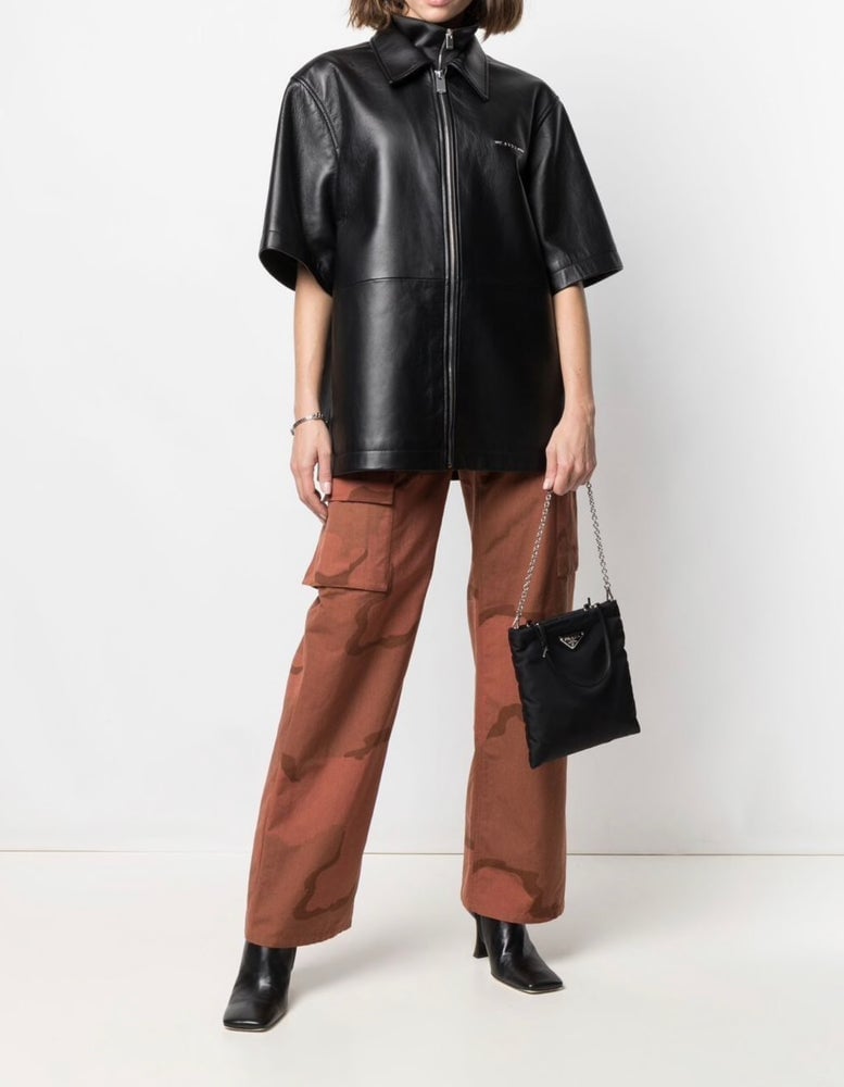 ALYX 1017 9SM LEATHER SHIRT DOUBLE COLLAR