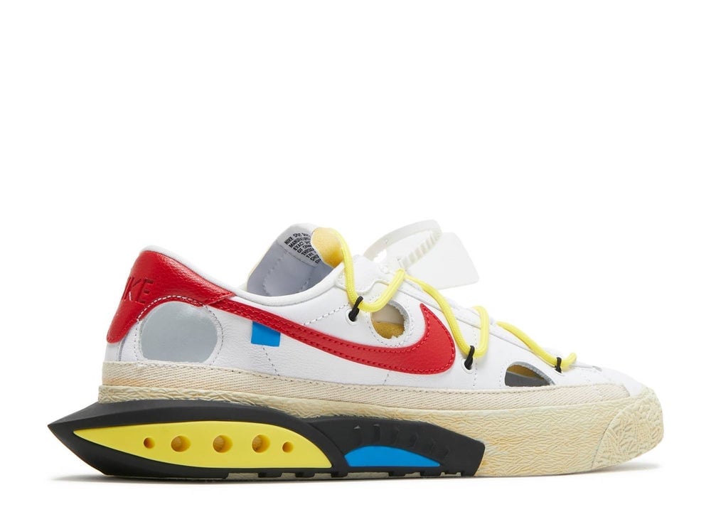 NIKE OFF-WHITE X BLAZER LOW 'WHITE UNIVERSITY RED'