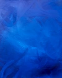 Analóg Angelika: Kék tanulmány, olaj, akrilpapíron