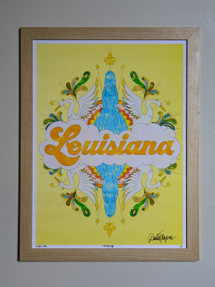 Image of Louisiana print - 18"x24" Signed and Numbered